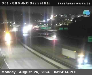 SB 5 at Carmel Mountain Rd.