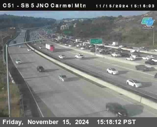 SB 5 at Carmel Mountain Rd.