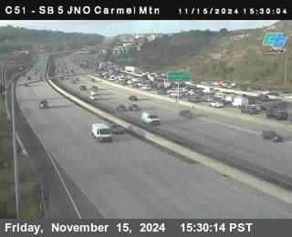 SB 5 at Carmel Mountain Rd.