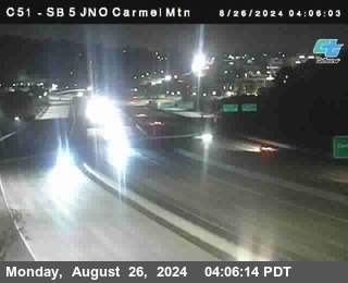 SB 5 at Carmel Mountain Rd.