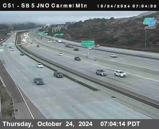 SB 5 at Carmel Mountain Rd.