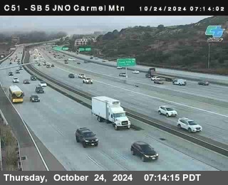 SB 5 at Carmel Mountain Rd.