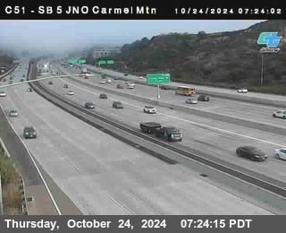 SB 5 at Carmel Mountain Rd.