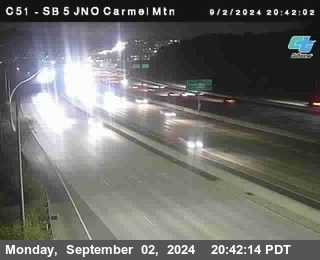 SB 5 at Carmel Mountain Rd.