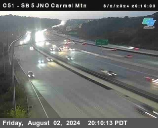 SB 5 at Carmel Mountain Rd.