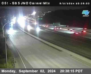 SB 5 at Carmel Mountain Rd.