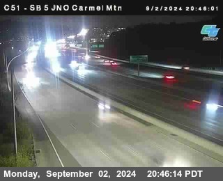 SB 5 at Carmel Mountain Rd.