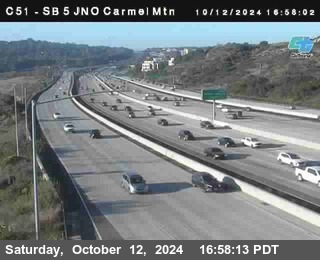 SB 5 at Carmel Mountain Rd.