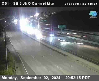 SB 5 at Carmel Mountain Rd.