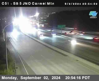 SB 5 at Carmel Mountain Rd.