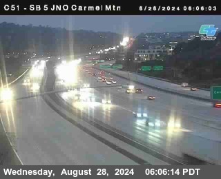 SB 5 at Carmel Mountain Rd.