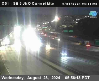 SB 5 at Carmel Mountain Rd.