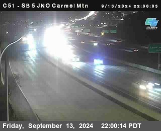 SB 5 at Carmel Mountain Rd.