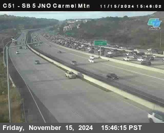 SB 5 at Carmel Mountain Rd.