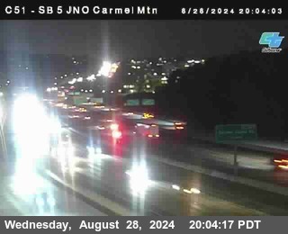 SB 5 at Carmel Mountain Rd.