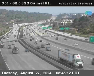 SB 5 at Carmel Mountain Rd.