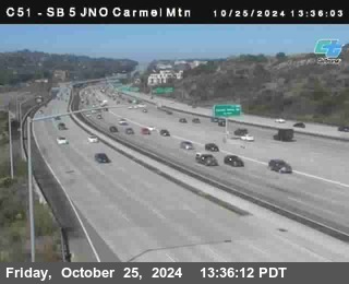 SB 5 at Carmel Mountain Rd.