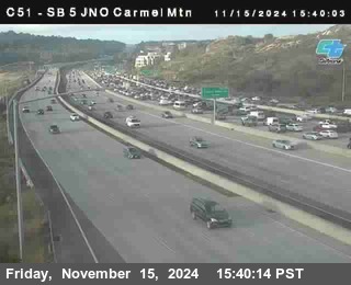 SB 5 at Carmel Mountain Rd.