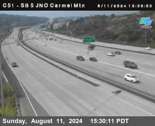 SB 5 at Carmel Mountain Rd.