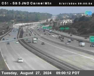 SB 5 at Carmel Mountain Rd.