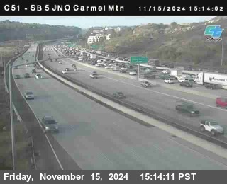 SB 5 at Carmel Mountain Rd.