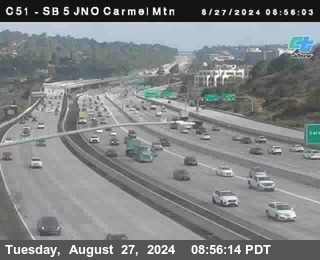 SB 5 at Carmel Mountain Rd.