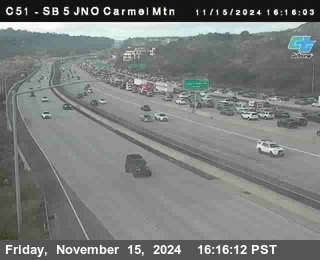 SB 5 at Carmel Mountain Rd.