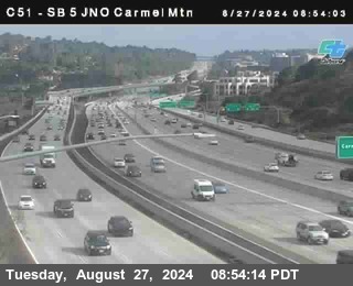 SB 5 at Carmel Mountain Rd.