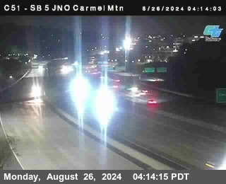 SB 5 at Carmel Mountain Rd.