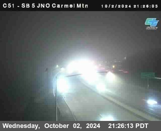 SB 5 at Carmel Mountain Rd.