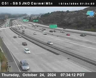 SB 5 at Carmel Mountain Rd.