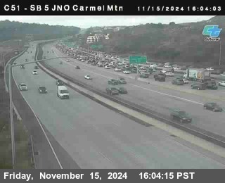 SB 5 at Carmel Mountain Rd.