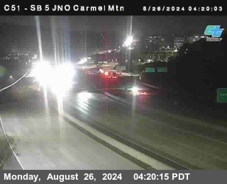 SB 5 at Carmel Mountain Rd.