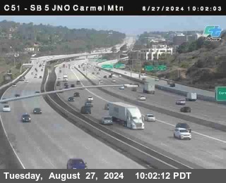 SB 5 at Carmel Mountain Rd.