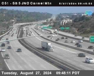 SB 5 at Carmel Mountain Rd.