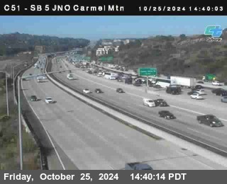 SB 5 at Carmel Mountain Rd.