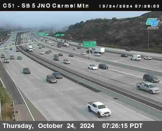 SB 5 at Carmel Mountain Rd.