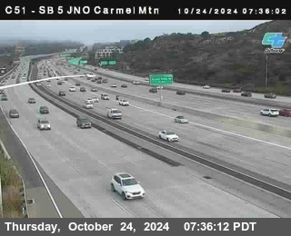 SB 5 at Carmel Mountain Rd.