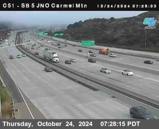 SB 5 at Carmel Mountain Rd.