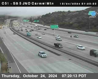 SB 5 at Carmel Mountain Rd.