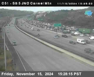 SB 5 at Carmel Mountain Rd.