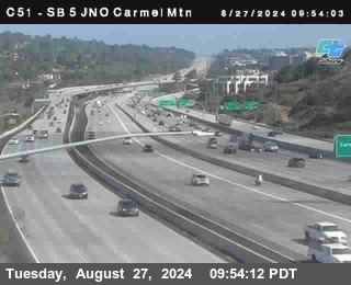 SB 5 at Carmel Mountain Rd.