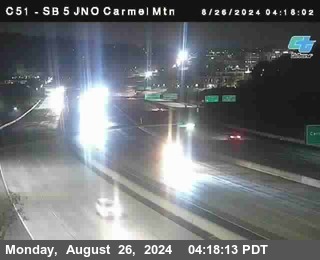 SB 5 at Carmel Mountain Rd.