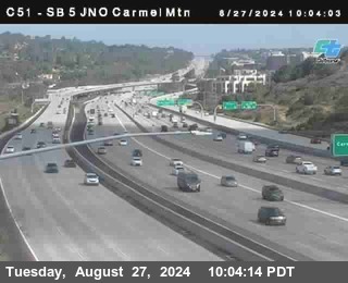 SB 5 at Carmel Mountain Rd.