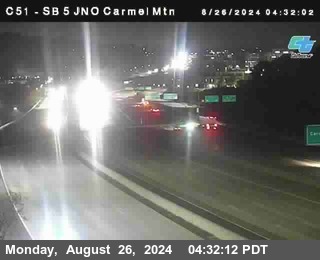 SB 5 at Carmel Mountain Rd.