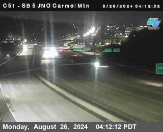 SB 5 at Carmel Mountain Rd.