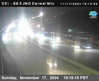 SB 5 at Carmel Mountain Rd.