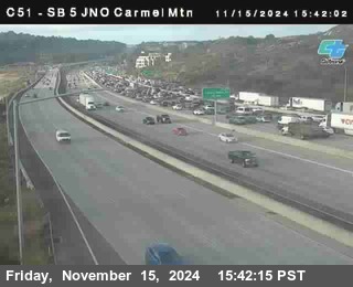 SB 5 at Carmel Mountain Rd.