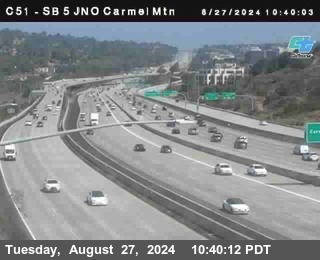 SB 5 at Carmel Mountain Rd.