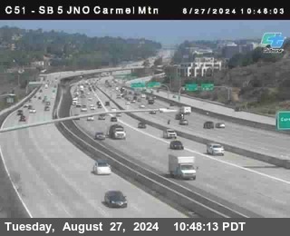 SB 5 at Carmel Mountain Rd.